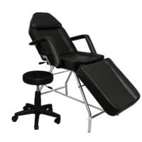 Grin365 Adjustable Teeth Whitening Chair with Hydrolic Side Stool for Dental Clinics or Salon Use, Fully Folding Model