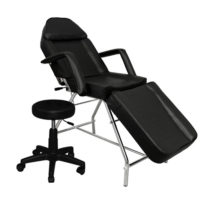 Grin365 dentes ajustáveis ​​Whitening Cadeira com Hydrolic Side Stool para clínicas odontológicas ou Salon Use, Modelo totalmente Folding