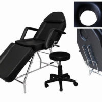 Grin365 Justerbare Tannbleking stol med hydrolic Side Krakk for tannklinikker eller Salon Bruk, Fullt Folding Model