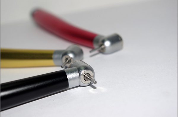 Dentist Lady High Speed Dental Handpiece 3-Way Spray Push Button 4 Hole Pack of 3 CE