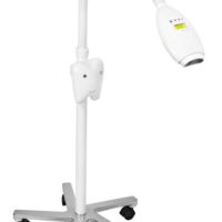 Dental LED Bleach Lamp Tooth Beauty Blanqueamiento Sistema cosmético con 2 Gafas de protección 20 Guía de colores