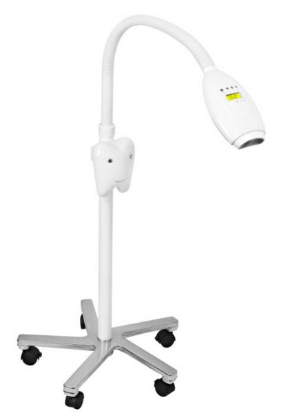 Dental LED Bleach Lamp Tooth Beauty Bleaching Cosmetic System with 2 Goggles 20 Colors Shade Guide