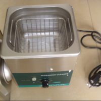 Industrial 2 L 80W Steel Ultrasonic Cleaner/Ultrasonic Baths for Soaking Instruments Dental Lab Cleaning with Timer & Heater SK-YJ-80