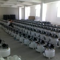 Dentista Grande Óleo Silencioso sem Compressores de Ar Um para Um Cadeiras de Odontologia Tanque de Aço Inoxidável SK-1.5EW-30A
