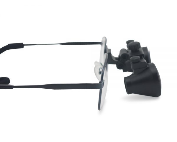 2.5x Magnificação Spark Loupos odontológicos profissionais com quadro esportivo preto BP | Modelo de distância da pupila ajustável #CM250