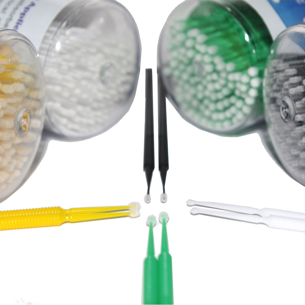 Aplicadores de micro cepillos Grin365 con puntas flexibles para uso dental o cosmético