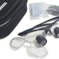 Dental Optical Glasses Surgical Binocular Loupes Customized Pupil Dsitance with TTL Style 2.3X Magnification