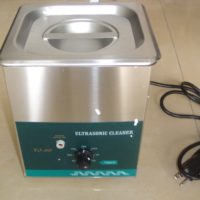 Industrial 2 L 80W Steel Ultrasonic Cleaner/Ultrasonic Baths for Soaking Instruments Dental Lab Cleaning with Timer & Heater SK-YJ-80