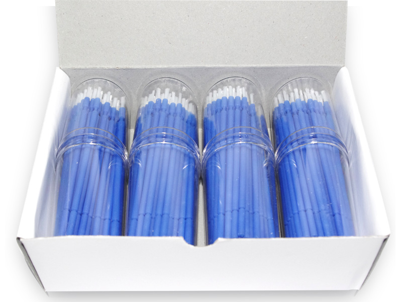 400pcs Disposable Micro Brush Tips Dental Lab Long Gingival