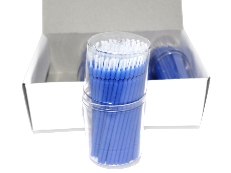 400pcs Engangs Micro Brush Tips Dental Lab Lang Gingival Applikator 8mm Børster Dental Materiale engros