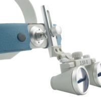 3.5x Magnification Professional Loupes with Comfortable Headband 360-460mm Working Distance for Dental, Surgical, Jeweler, or Hobby | Adjustable Pupil Distance Model #CH350HBR