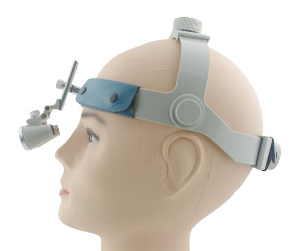 3.5x Magnification Professional Loupes with Comfortable Headband 360-460mm Working Distance for Dental, Surgical, Jeweler, or Hobby | Adjustable Pupil Distance Model #CH350HBR