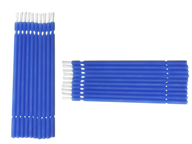 400st engångs Micro Brush Tips Dental Lab Long Gingival applikator 8mm Borstar Dental Material Grossist