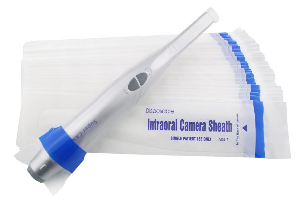 SUPER CAM Deluxe Tandläkare Dental Disponibel Intraoral Kamera Slida Skyddar Ärmar Väska Förpackning med 250 Bitar