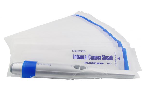 SUPER CAM Deluxe Dentist Dental Disposable Intraoral Camera Sheath Covers Sleeves Bag Pack of 250 Pieces