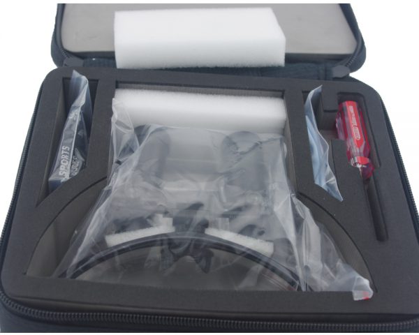 6.0x Magnification Professional Loupes with Black Metal Frame for Dental, Surgical, Jeweler, or Hobby | Adjustable Pupil Distance Model #DM6M