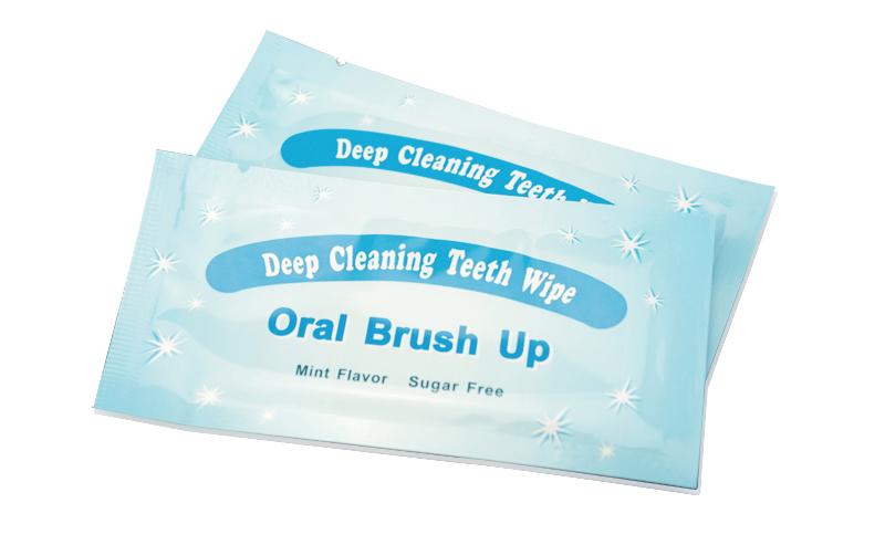 Grin365 Dedo Deslizamento-na Dentes descartáveis ​​toalhetes para facilitar a limpeza dental - 24 Contagem Oral Escova Ups Ideal para Pré e Pós Teeth Whitening - Modelo de três TW001