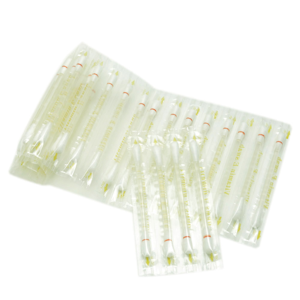 100X Tænder Whitening E-vitamin Podepinde Lips Gum Protection Moisturizing og vatpind Lip Protector
