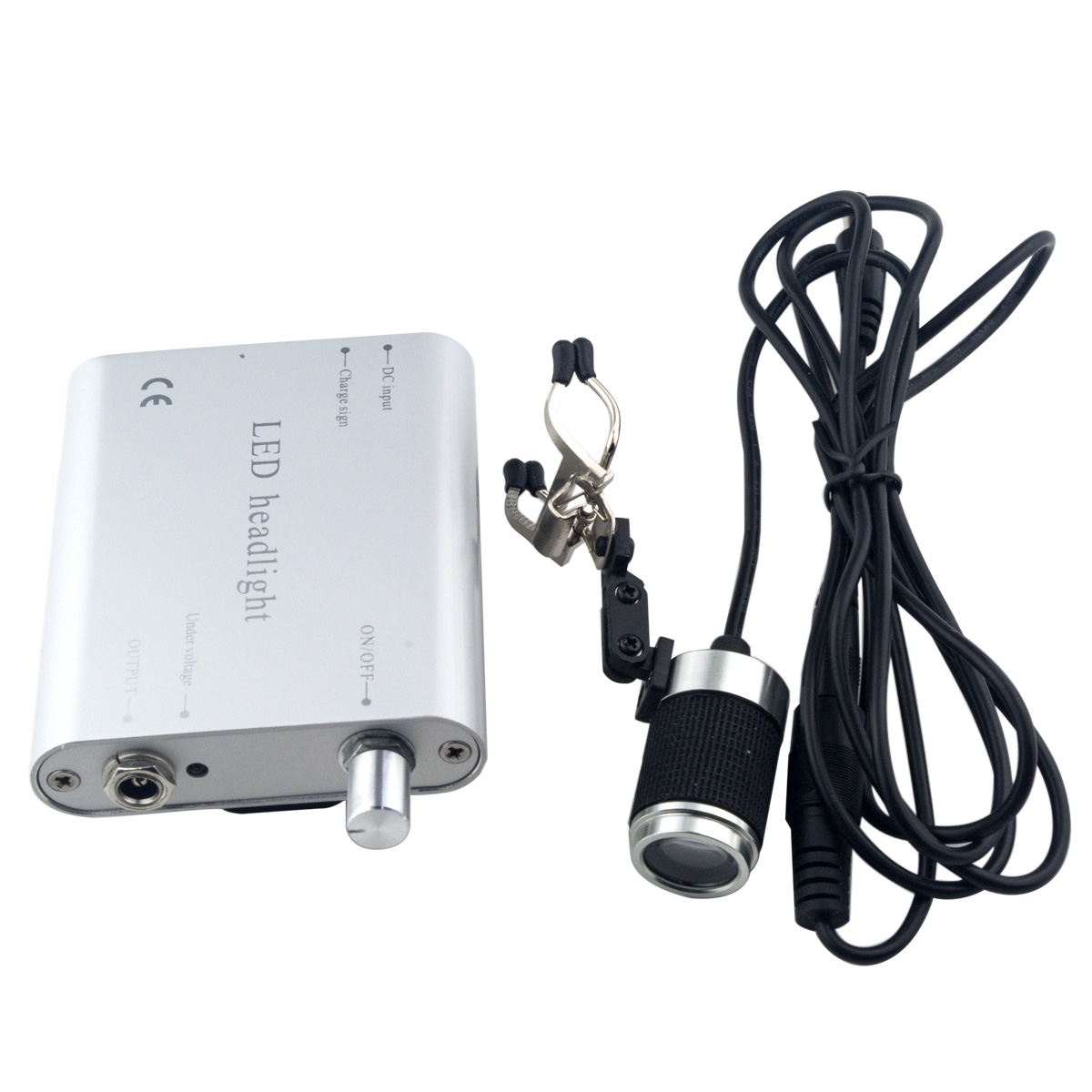 Leve 2 Lâmpada de cabeça LED Watt Clip-On para quaisquer óculos e lupas dentais com bateria de lítio recarregável | Lâmpada de alta intensidade (15000-30000Luxo), 8 Tempo de execução da hora