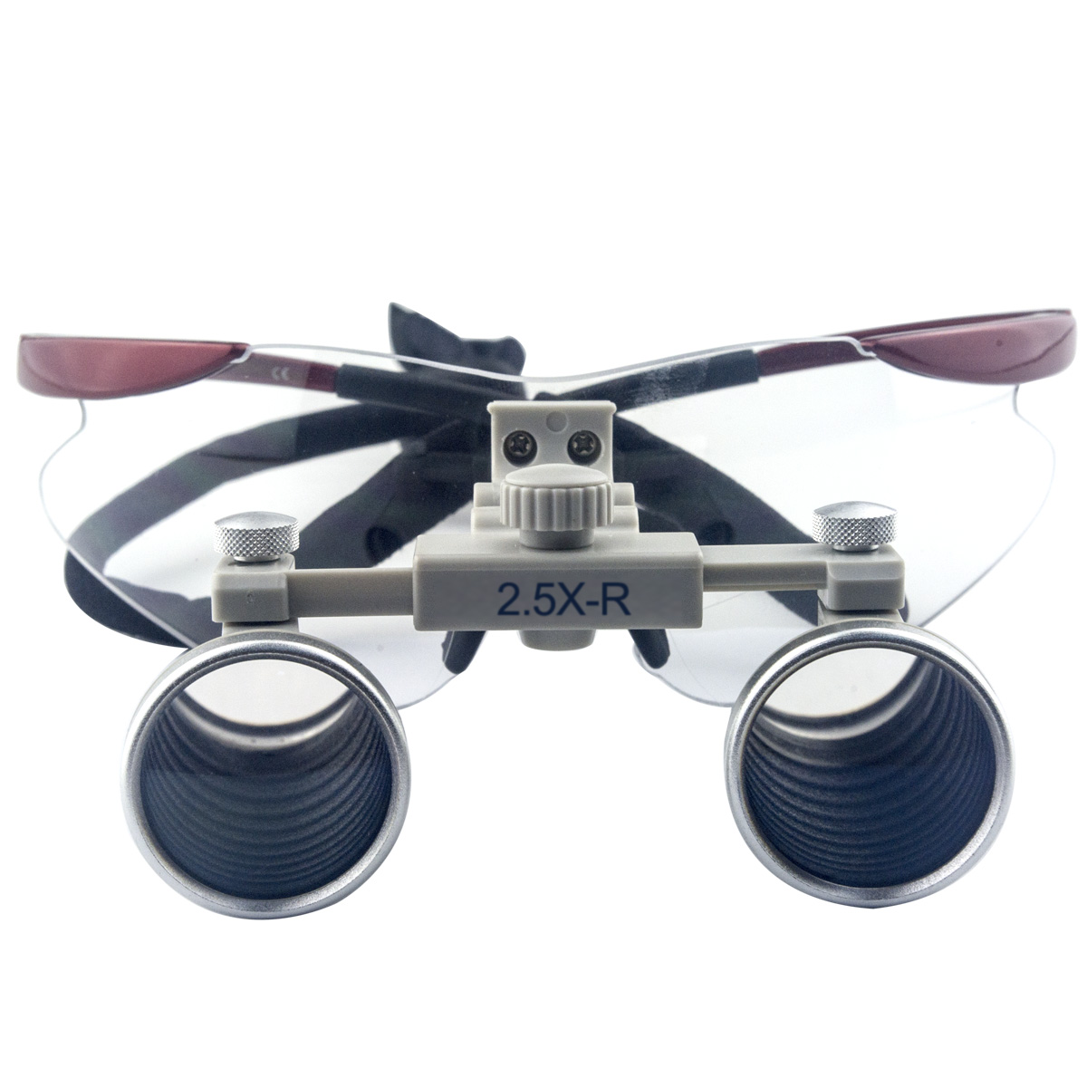 2.5 x Ampliação Lupas dentais profissionais Red TP Sports Frame e modelo de distância ajustável da pupila # CH250T