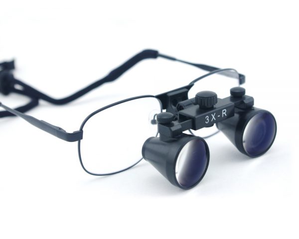Dentist Surgical Medical Binocular Loupes Metal Frame 3.0 X Magnifier CE Approved
