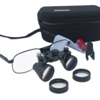 Dentista Surgical Quadro Medical lupas binoculares metal 3.0 X Magnifier CE aprovado
