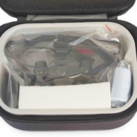 5.0x Loupes professionnel avec Grossissement Cadre en métal noir pour Dental, Chirurgical, Bijoutier, ou Hobby | Pupille réglable Distance Modèle # DM5M