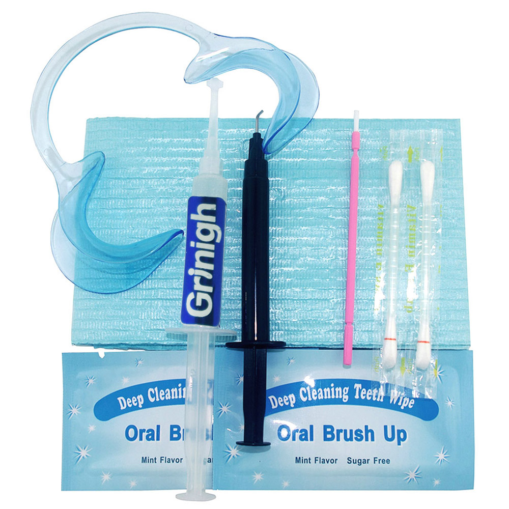 Grin365 Professional -hampaiden valkaisujärjestelmä - Säännöllinen lujuus 44% Karbamidiperoksidigeelipakkaus 10