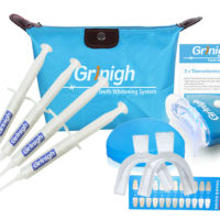 Grin365 الرئيسية تبييض الأسنان النظام مع LED مسرع الضوء - XL مجموعة كاملة