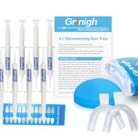 Grin365 Accueil Blanchiment des dents système avec la lumière LED Accelerator - XXL Kit complet