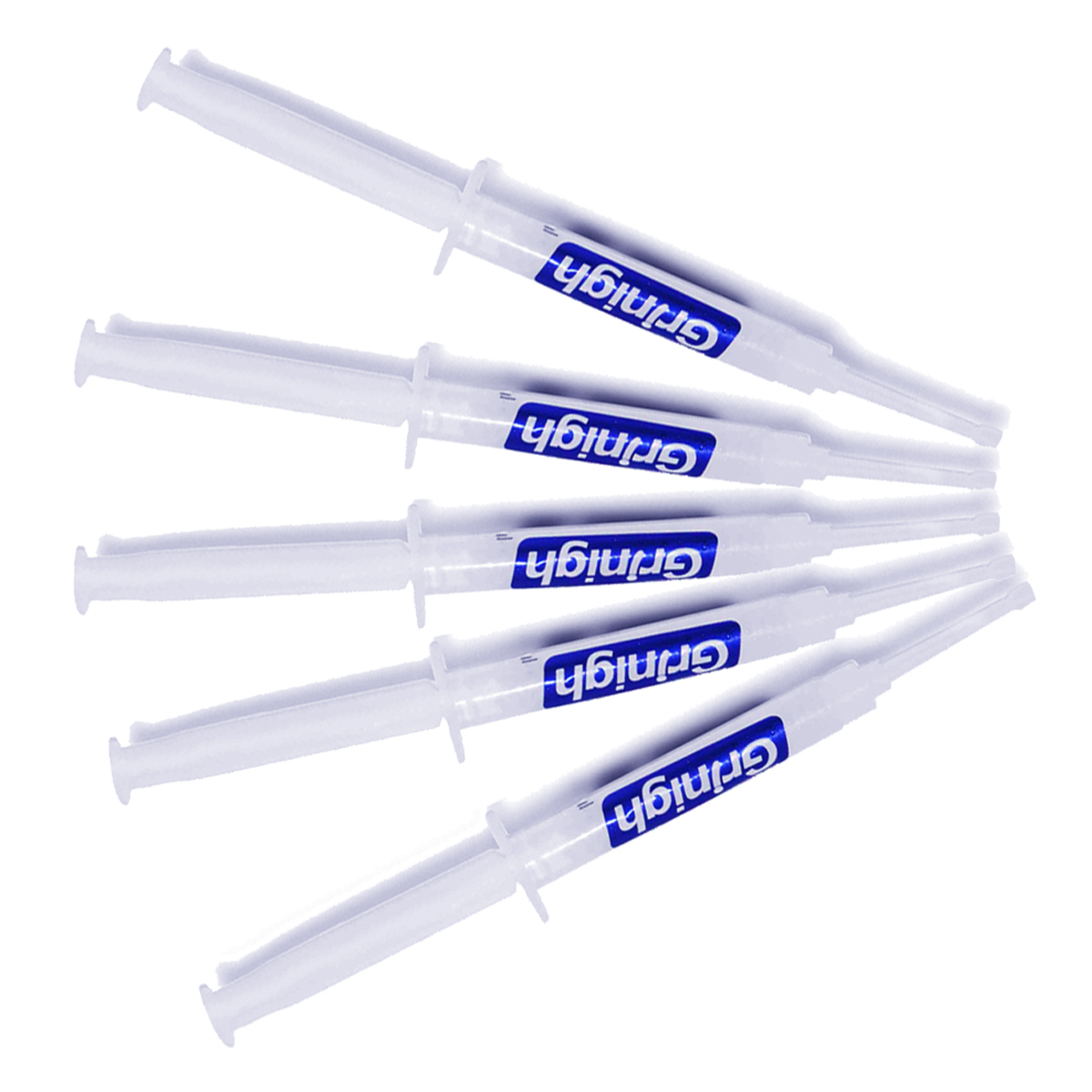 Grin365 dientes de 3 ml que blanquean el gel jeringas de reemplazo para sistema de blanqueamiento - Kit de recarga con más de 15 Tratos