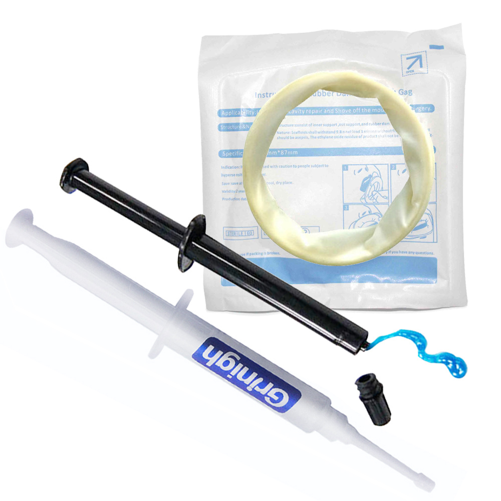 Grin365 professionnel des dents blanchissant Kit système Barrière