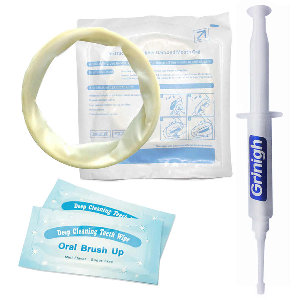 Grin365 denti professionale kit di isolamento che imbiancano il sistema