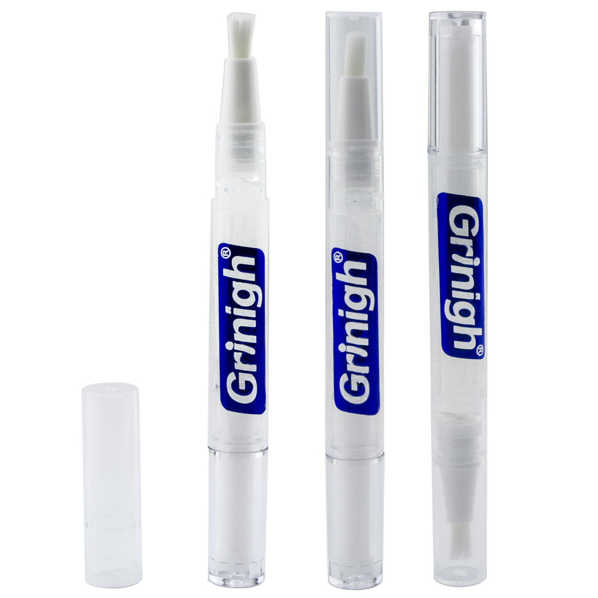 Grin365 Precise White Teeth Whitening Applicator Pen with Natural Ingredients - 3 Count - Concentrated Strength Gel (6% Hydrogen Peroxide)