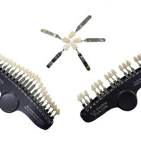 Guia Sombra Grin365 Porcelain 3D com Removeable Tabs - 20 Guia Sombra tons R-20 para os dentes branqueamento tratamentos