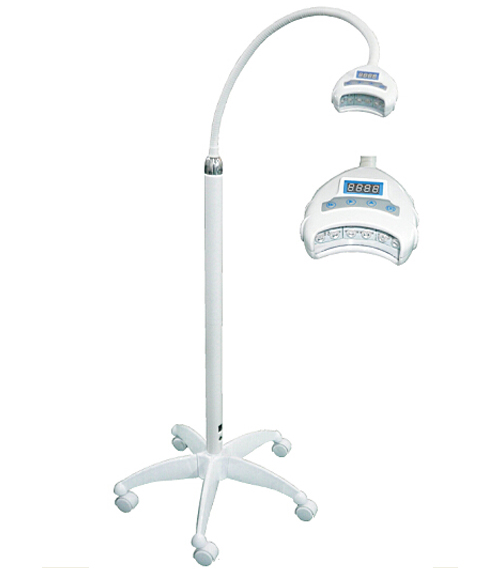 Bærbare Dental tandblegning Høj intensitet LED White Light med Aluminum Case CE godkendt