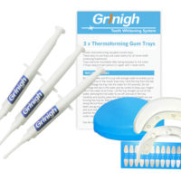 Grin365 Home Teeth Whitening System with Connecting Mouth Trays - Essentials Kit with 10 Treatments