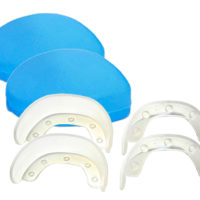 Grin365 casa dentes branqueamento sistema com suave não-Ferva Boca Bandejas - Essenciais 2 pessoa Kit