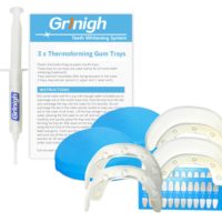 Grin365 Home Teeth Whitening System with Soft Non-Boil Mouth Trays - Essentials 2 Person Kit