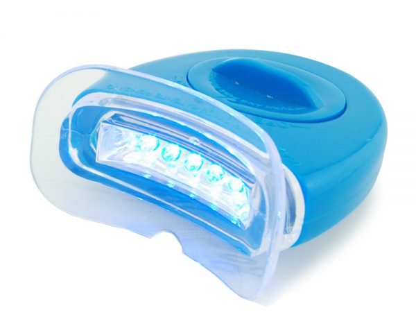 Grin365 Teeth Whitening Accelerator Light with 5 LED tubes - Batteries Included - Blue