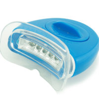 Grin365 치아 미백 가속기 빛 5 LED 튜브 - 배터리 포함 - 푸른