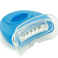 Grin365 Teeth Whitening Accelerator Luz com 5 tubos de LED - baterias incluídas - Azul