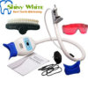 Dental LED Tænder Whitening System Clip on Desktop Light med 2 beskyttelsesbriller og 20 Farver Shadeguide