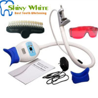 Zęby Dental Whitening LED Clip System na Pulpit Światła z 2 okulary i 20 kolory Shadeguide