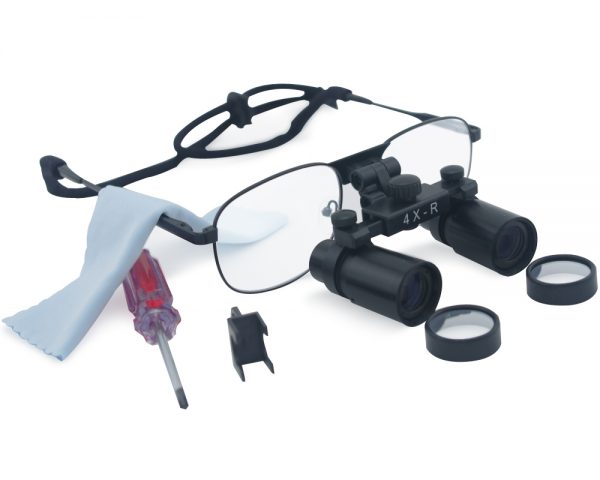 Dental Lab Surgical Optical Spectacles Loupe 4.0X Amplification CE Approved