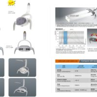 치과 의사 의자를위한 치과 LED 구두 빛 감지기 CX249-3를 가진 고성능 LEDs 반사체 램프
