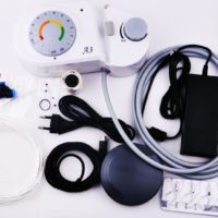 Dental Ultrasonic Scaler & Aftagelig håndstykke & 5 Instrumenter Tips Fit EMS A3