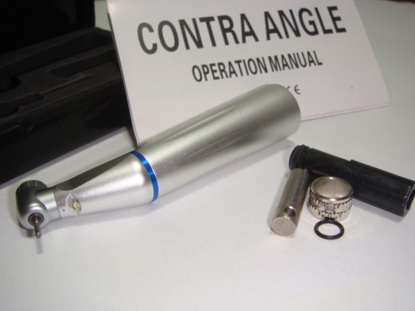 Low Speed Handpiece Dental LED Fiber Optic Contra Angle Inner Water Spray TX-414-75