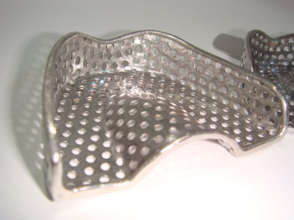 Dentist Impression Trays Set Autoclavable Perfo Denture Instruments Pack of 2 SK-TR03