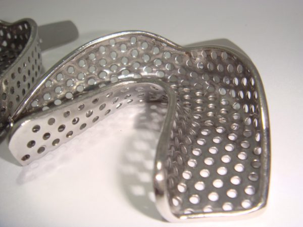 Dentist Impression Trays Set Autoclavable Perfo Denture Instruments Pack of 2 SK-TR03